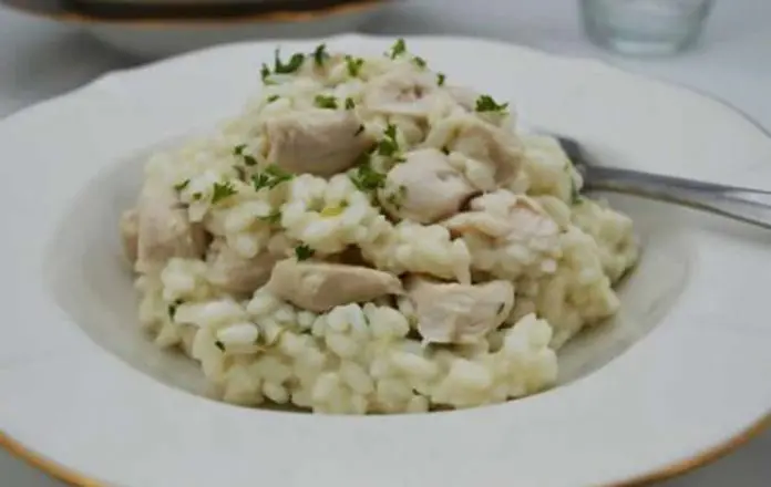 Risotto poulet crémeux au cookeo