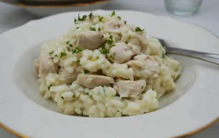 Risotto poulet crémeux au cookeo