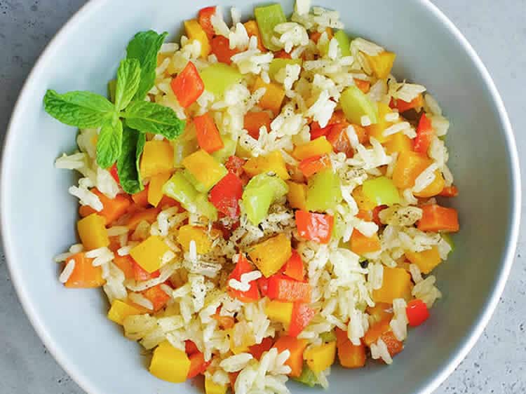 Riz basmati aux légumes au thermomix