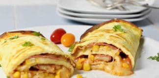 Roulé au fromage et salami au thermomix