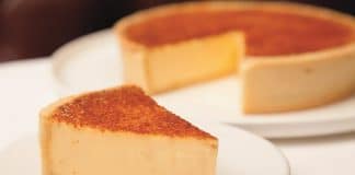Tarte à la crème et noix de muscade