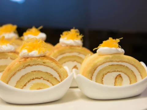 bûche de Noël à la vanille au thermomix