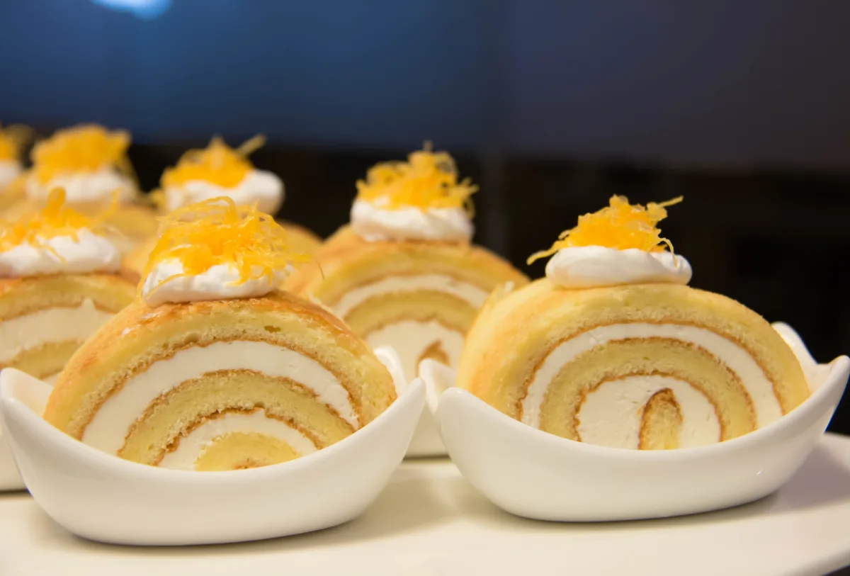 bûche de Noël à la vanille au thermomix