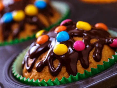 gâteau au chocolat et Smarties au thermomix