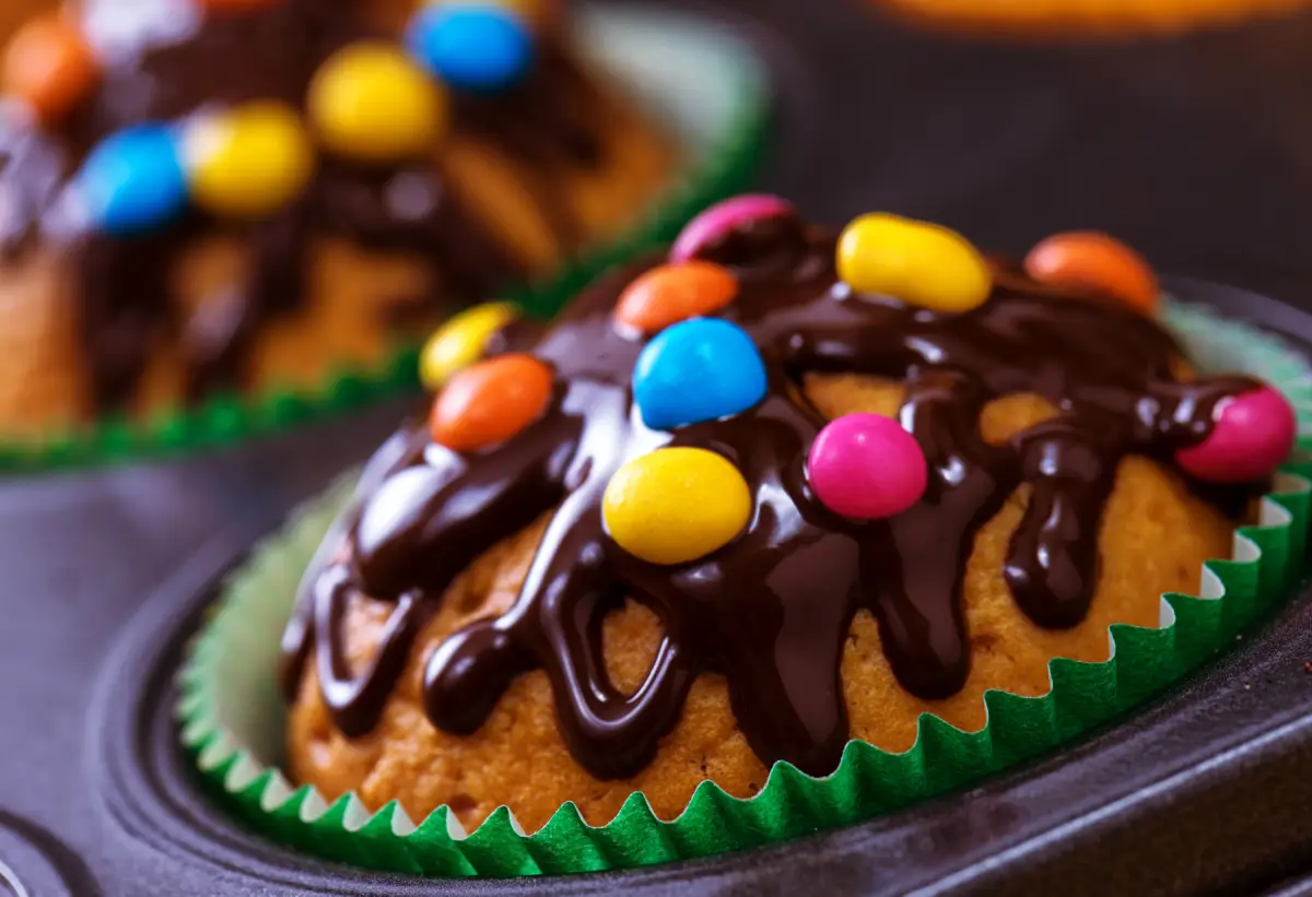 gâteau au chocolat et Smarties au thermomix