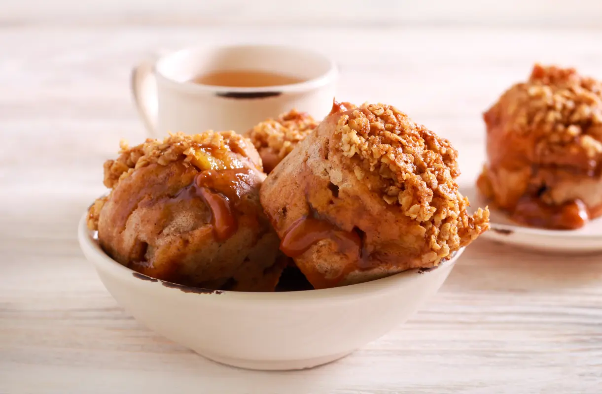 muffins pommes caramel au thermomix