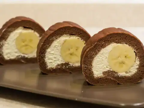 bûche chocolat banane au Thermomix