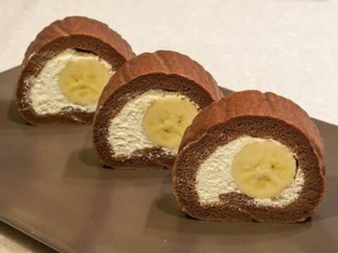 Bûche chocolat banane au thermomix