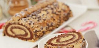 Bûche de noël au moka au thermomix