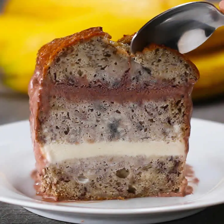 Cake à la banane et glaces au thermomix