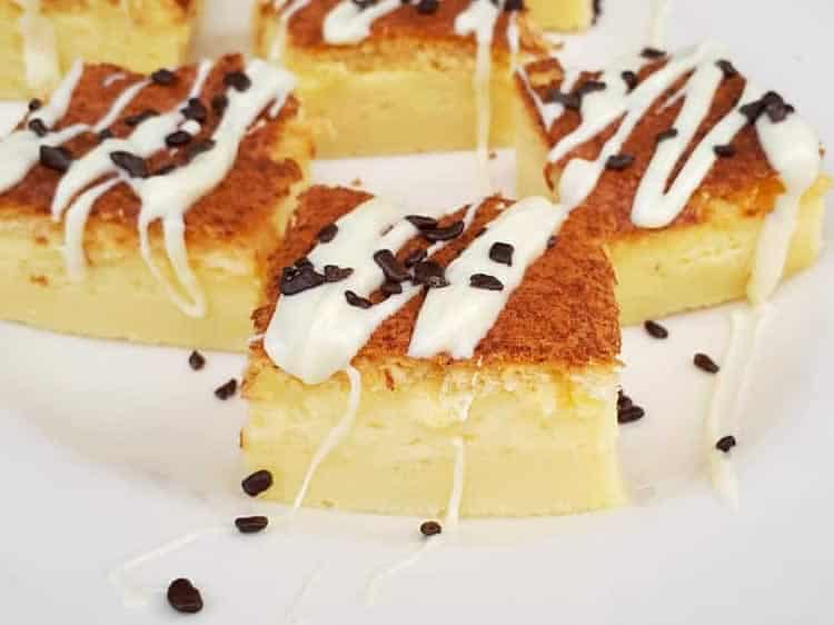 Carrés fondants au lait et chocolat