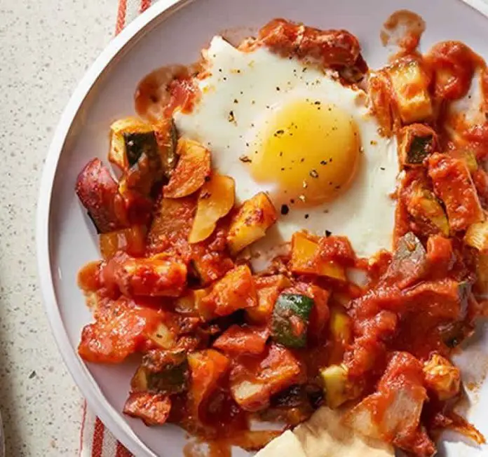 Chakchouka aux œufs au cookeo