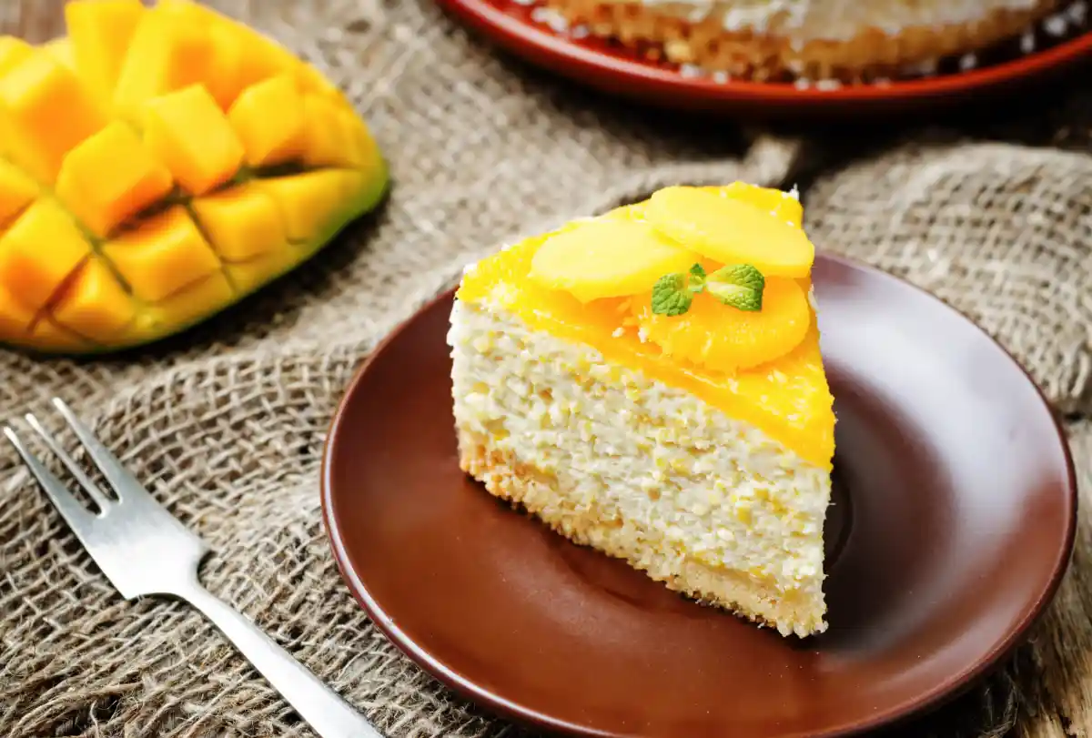 cheesecake à la mangue et citron