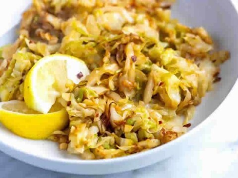 Chou blanc au citron