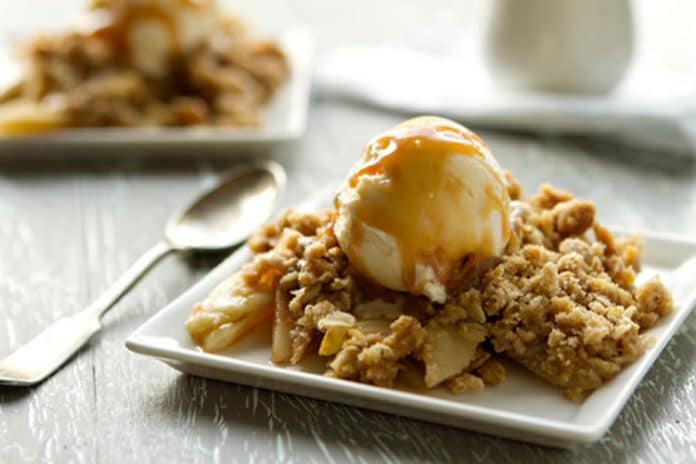 Crumble pommes et poires