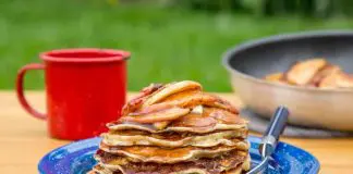 Crêpes aux pommes et bananes au thermomix