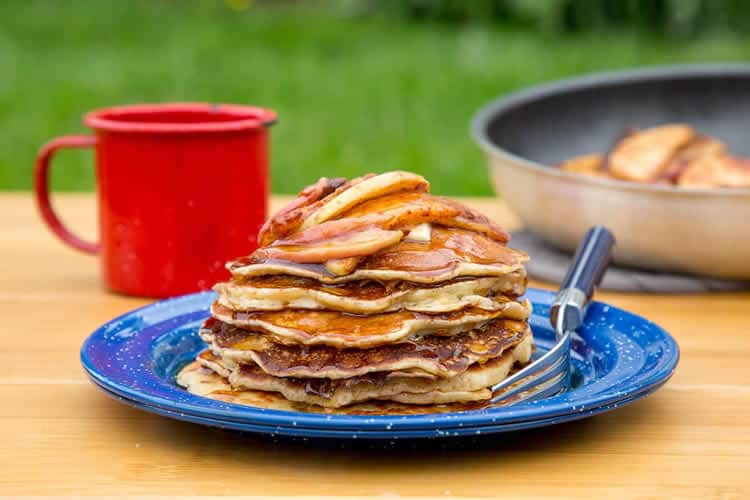 Crêpes aux pommes et bananes au thermomix