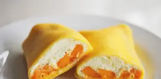 Crêpes à la mangue et crème au thermomix
