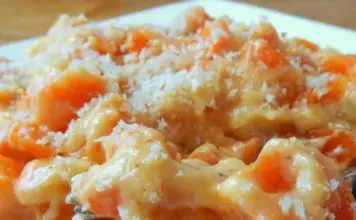 Gratin de carottes au fromage