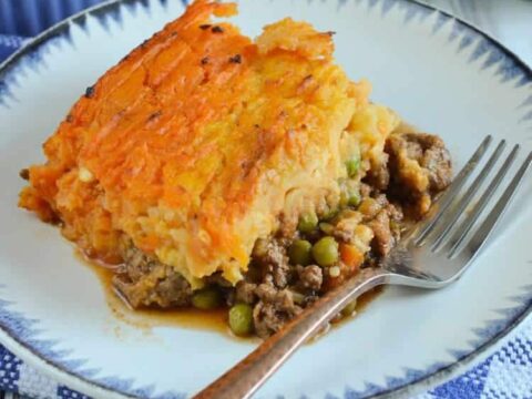 Gratin légumes et viande hachée