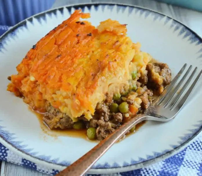 Gratin légumes et viande hachée