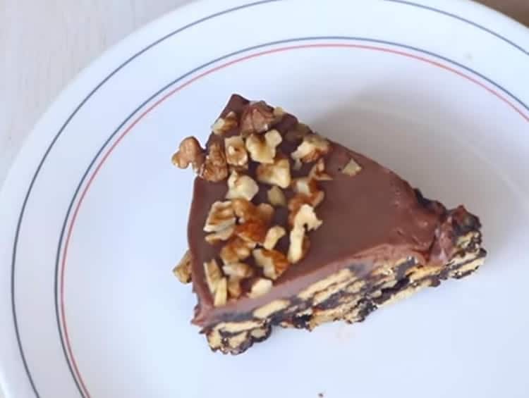 Gâteau au chocolat sans cuisson