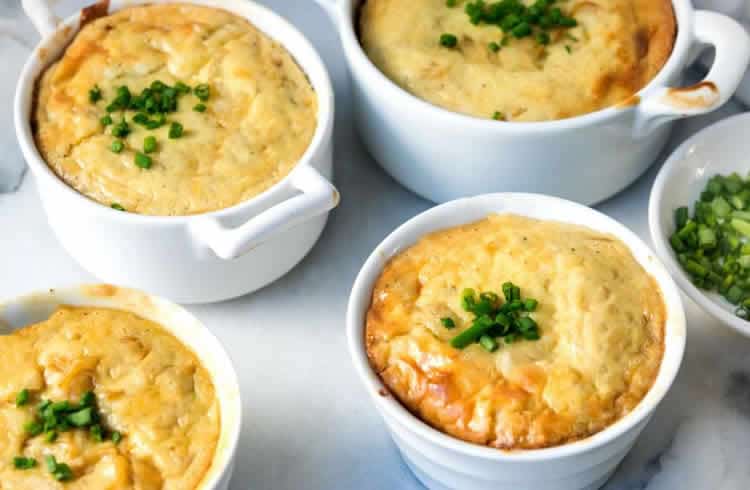 Mini gratin d'oignon à la crème