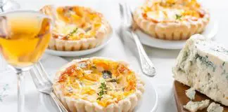 Mini quiche au potiron et au fromage