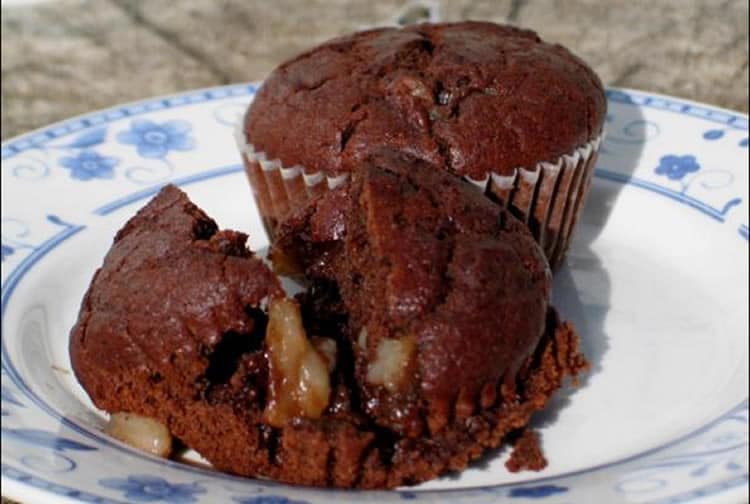 Muffins poire-chocolat au thermomix