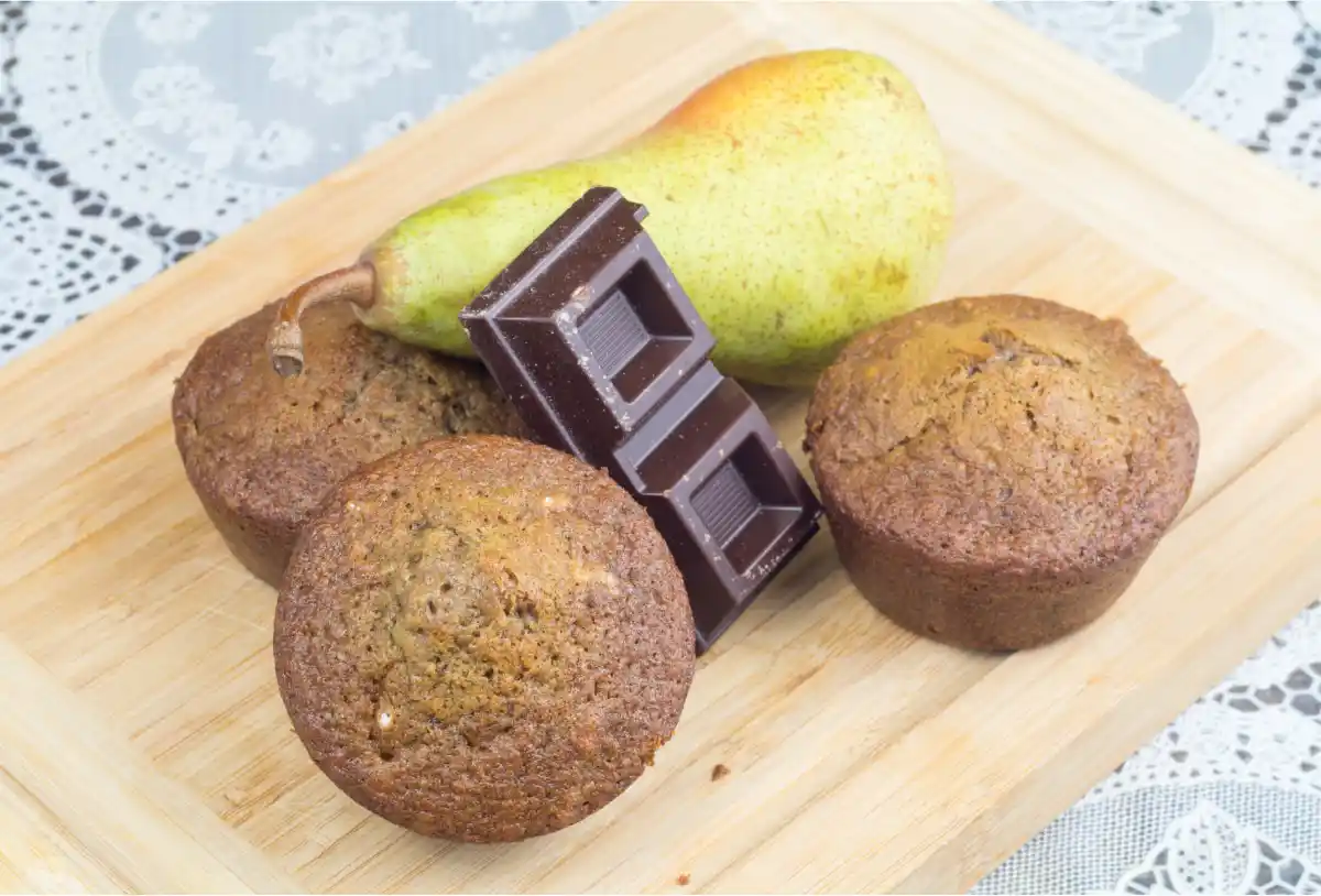Muffins poire-chocolat au thermomix