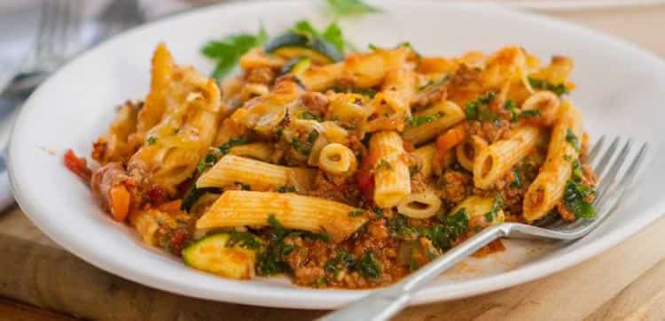 Penne à la viande hachée au cookeo