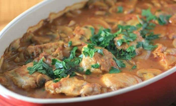 Poulet Marengo au cookeo 1