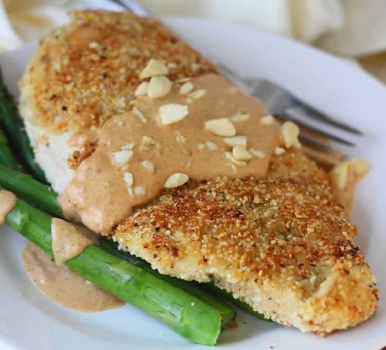 Poulet pané aux amandes au thermomix