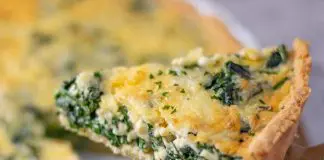 Quiche aux épinards et fromage