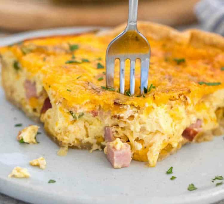 Quiche jambon et bacon au thermomix