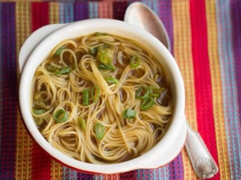 Soupe au nouilles chinoises au thermomix