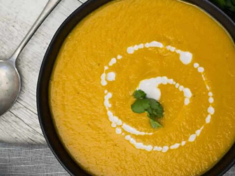 Soupe de courge et légumes au cookeo