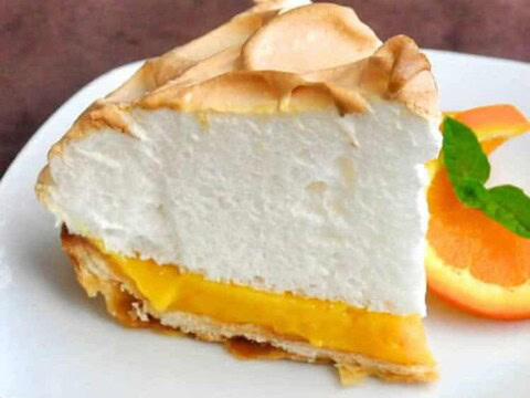 Tarte meringuée à l'orange
