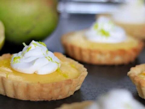Tartelette citron et mangue au thermomix