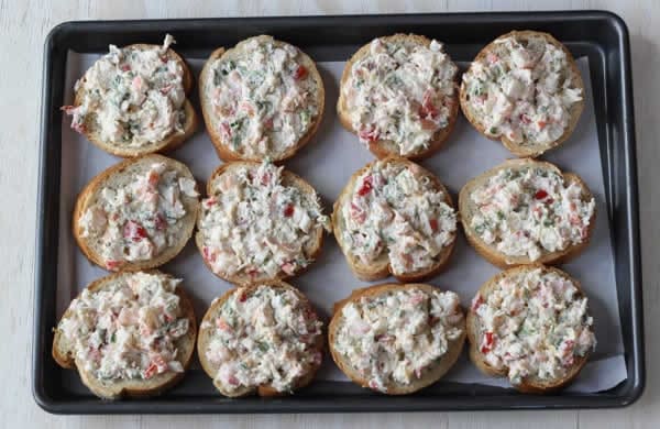 Tartelettes apéritives crabe et crevettes 1