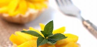 Mini tartelette a la mangue et crème