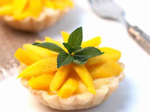Mini tartelette a la mangue et crème