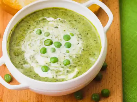 crème petits pois au Cookeo
