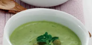 Crème petits pois au cookeo