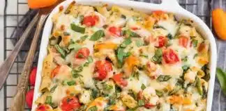 Gratin poulet aux pâtes