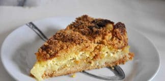 Gâteau aux pommes à la crème