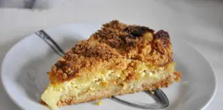 Gâteau aux pommes à la crème