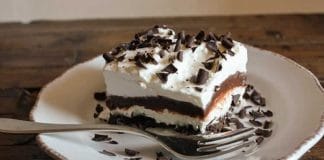 Lasagne au chocolat crémeux