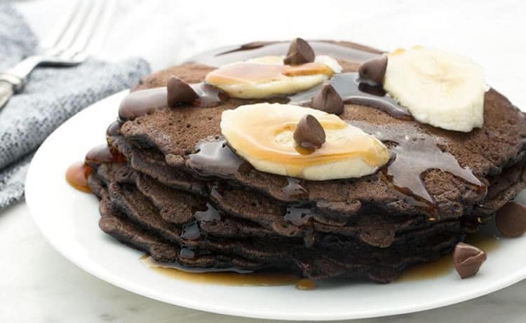 Pancakes au chocolat