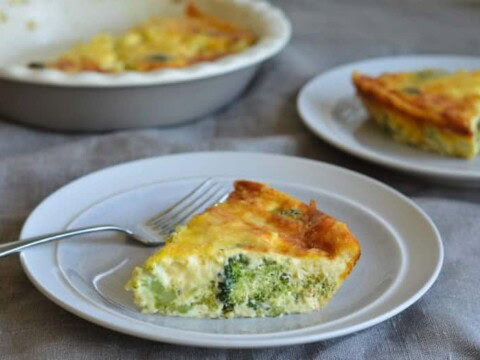 Quiche de brocolis et fromage au thermomix